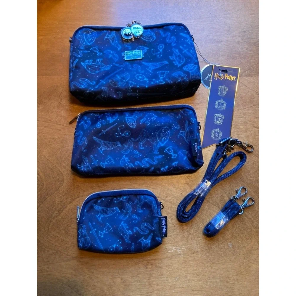 JuJuBe x Harry Potter Be Set Lumos Maxima 3 Piece Pouch Set New with Tags
